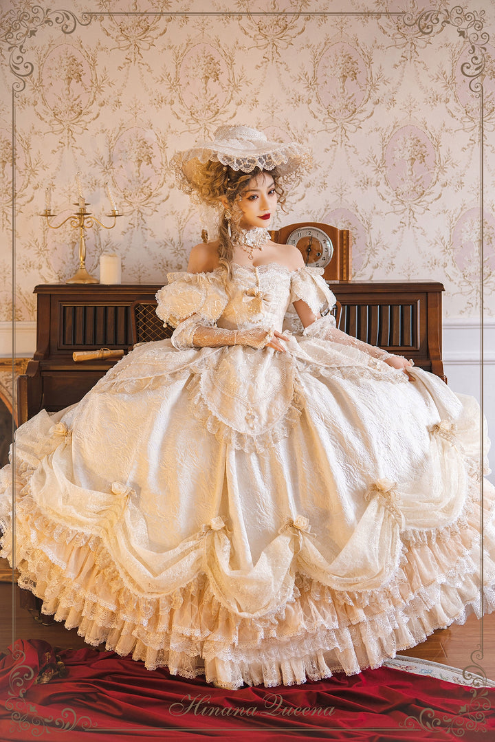 Hinana Queena~With Belle~Bridal Wedding Lolita OP Dress Available for Custom Size 41978:721634