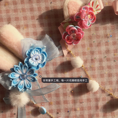 (Buyforme)Chestnut Lolita~Lolita Cat Ears Hair Clips for Daily Hanfu   