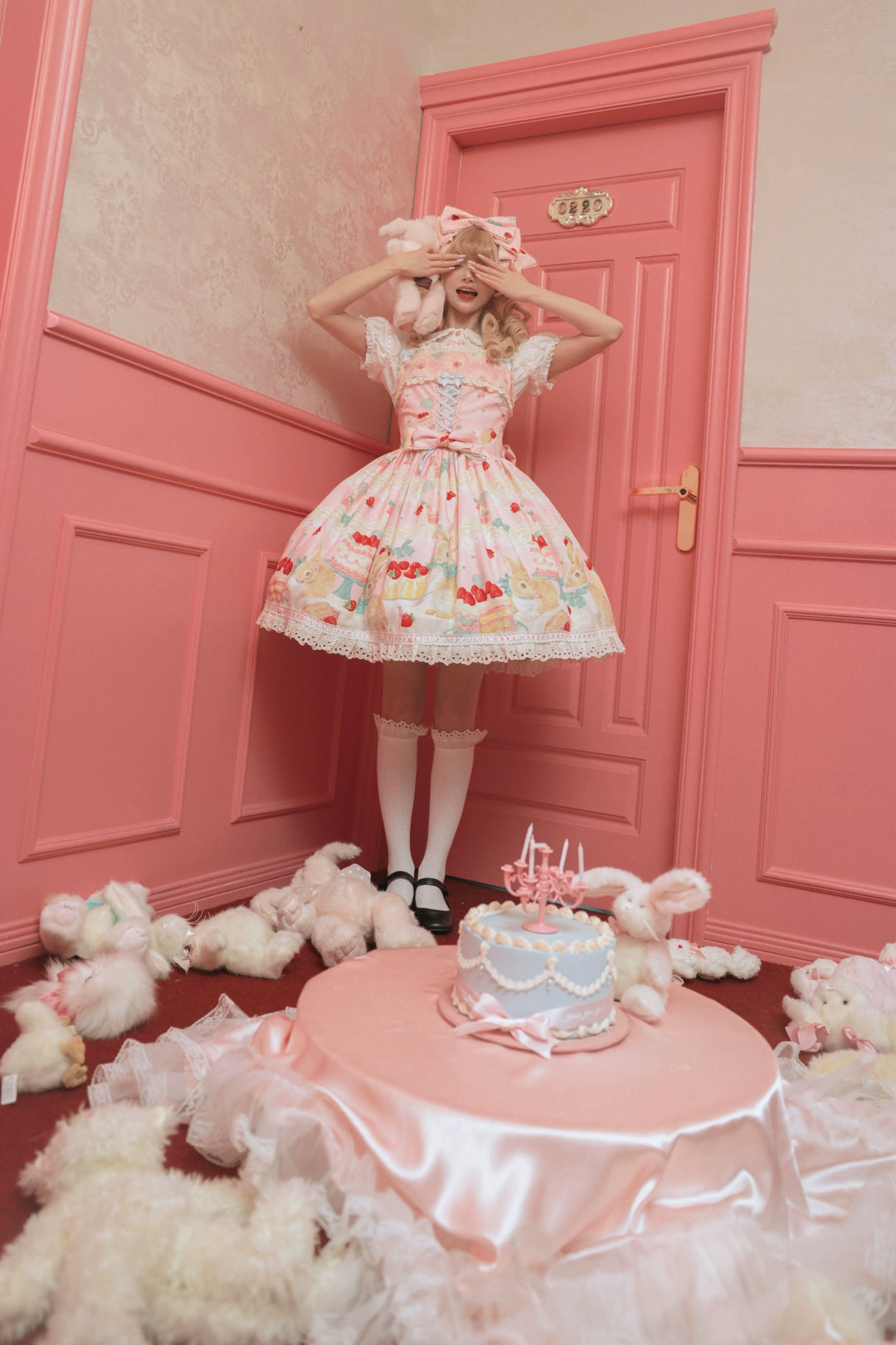 Dark Star Island~Honey Bunny Cake~Sweet Lolita JSK/OP/Strap SK/Shirt 39864:638680