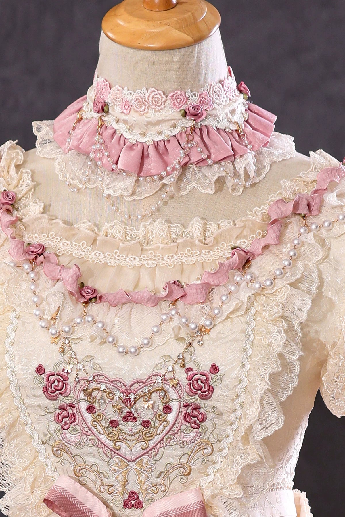Antique Cake - Vintage Lolita Accessories, Flower Accent 44487:810274