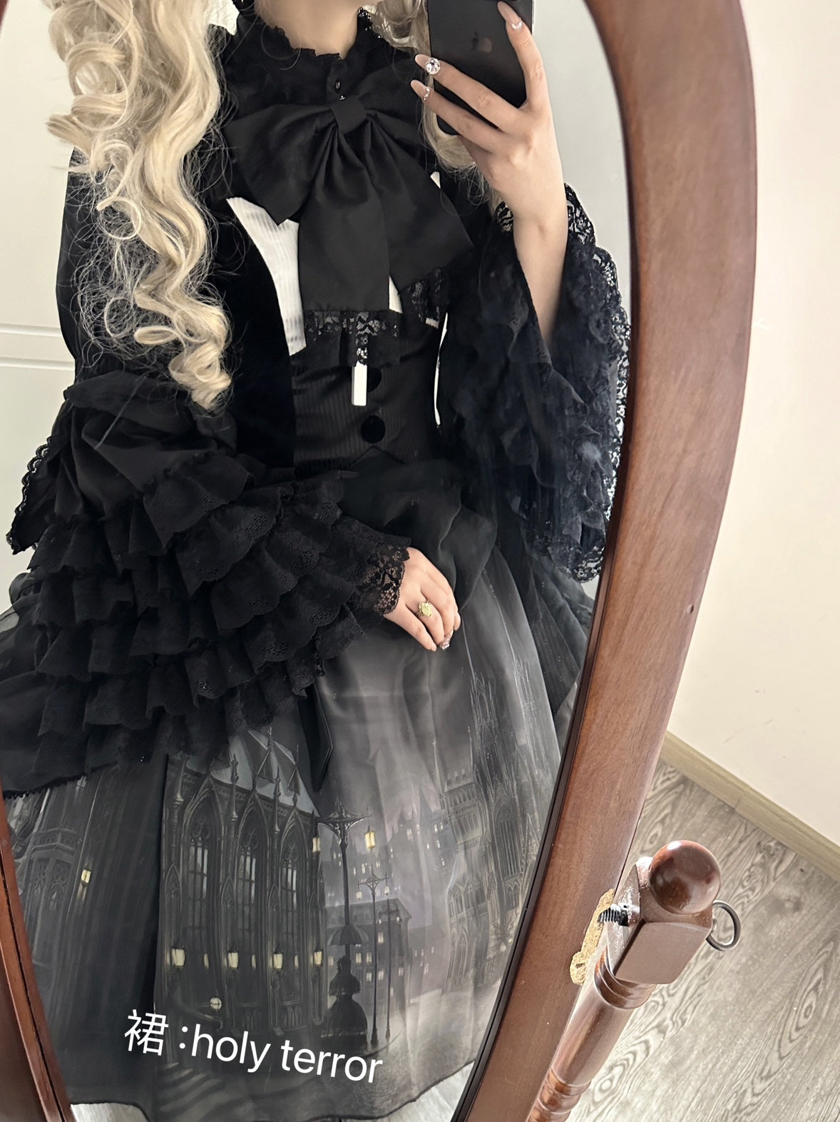 Plum Tree - Liliya's Secrets - Cotton Lolita Princess Sleeve Blouse, Gorgeous Shirt 44381:805986