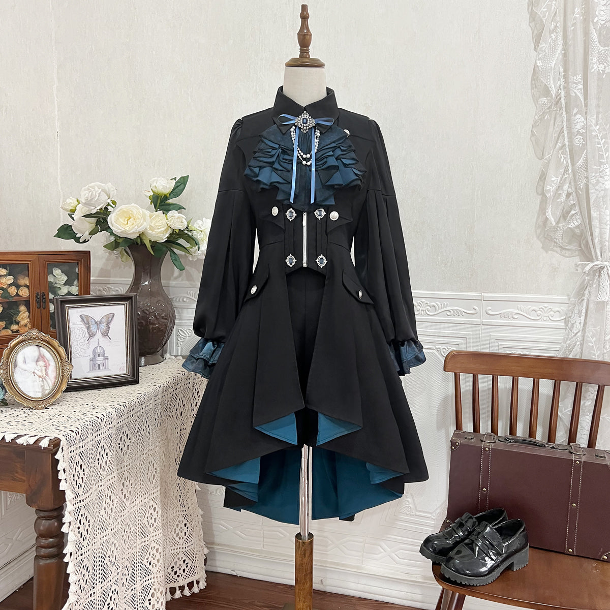 Designer's Gift - Mystique Melody - Ouji Lolita Shorts, Prince Long Vest 42738:751347