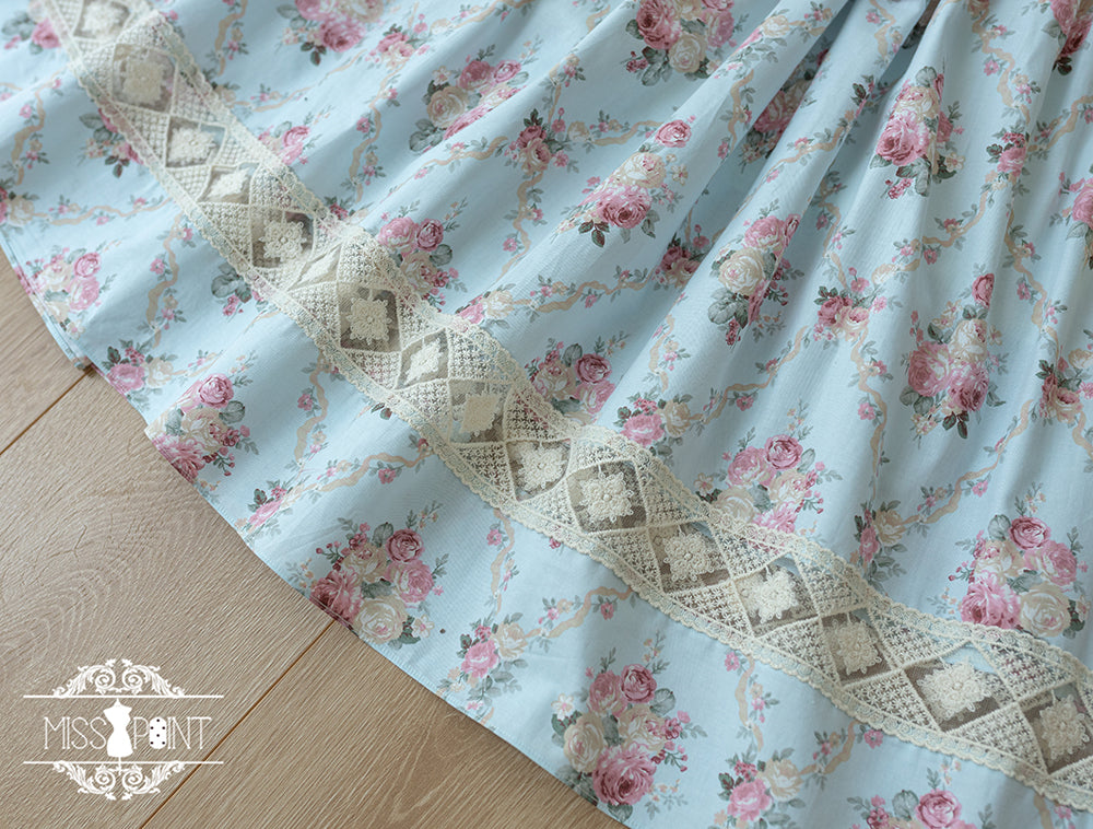 (Buyforme)Miss Point~Happy Summer Elegant Lolita Floral OP Dress 17704:244792