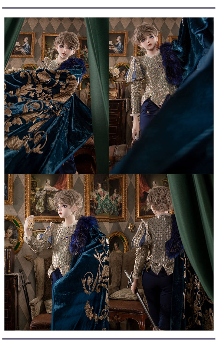 (BFM)HerCouture~Ouji Lolita Shirt and Cape Prince Hederly Cloak   