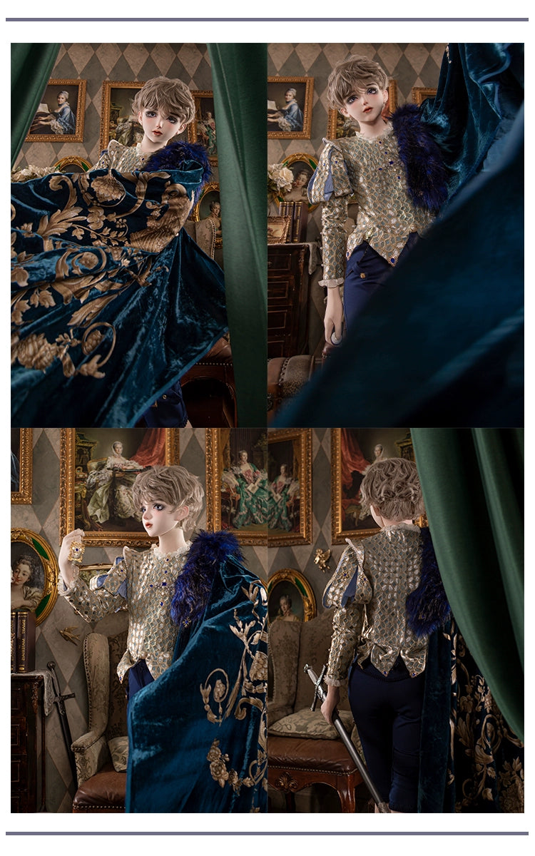 (BFM)HerCouture~Ouji Lolita Shirt and Cape Prince Hederly Cloak   