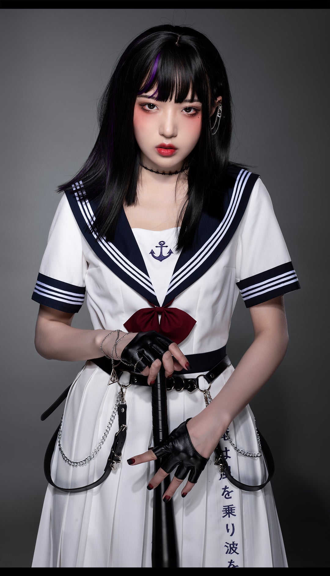 Youpairui~Amatsukaze~JK Uniform  Sailor Lolita Dress Bow Accessory   