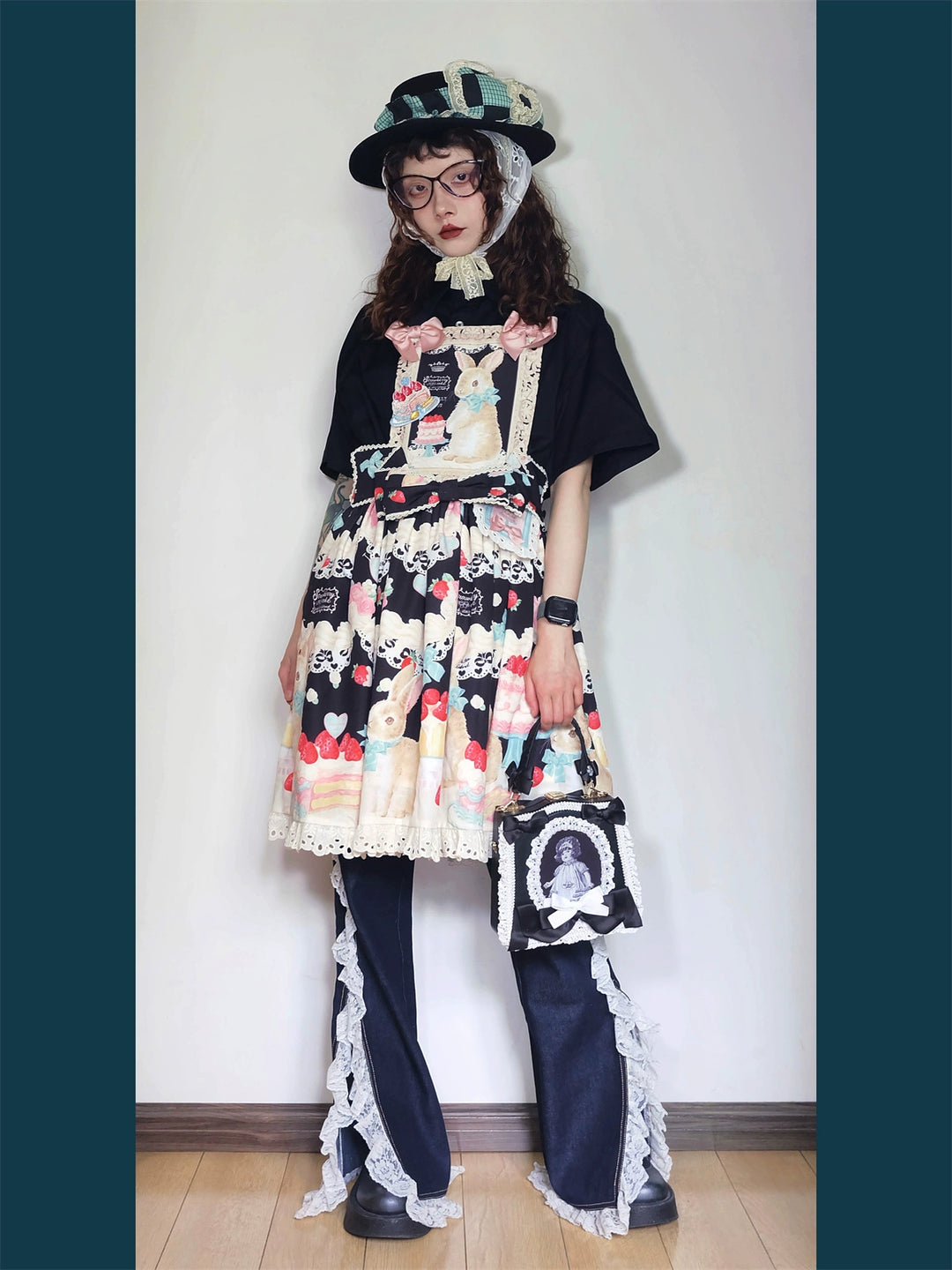 Dark Star Island~Honey Bunny Cake~Sweet Lolita JSK/OP/Strap SK/Shirt 39864:638914