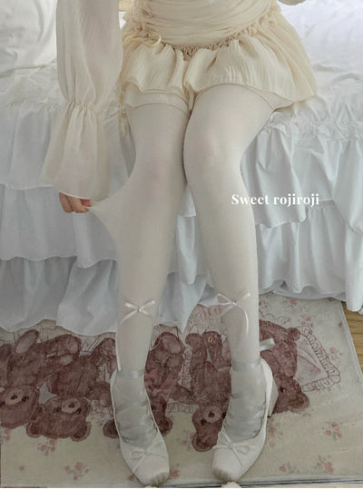 Roji Roji~Elegant Lolita Velvet Pantyhose   