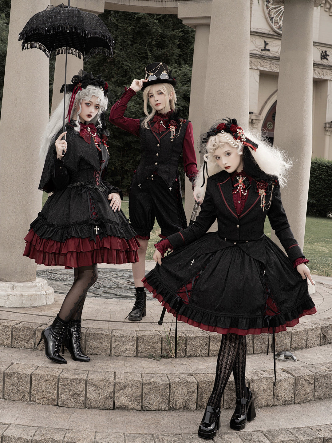 (BFM)Luna Planetarium~Evil Fang~Gothic Lolita JSK Suit Ouji Lolita Shorts Suit   