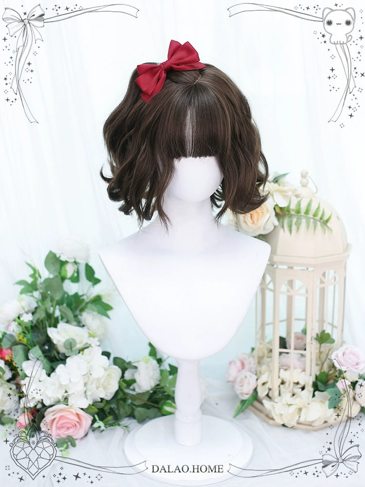 Dalao~Qianqian~Natural Lolita Wig Short Curls Wigs   