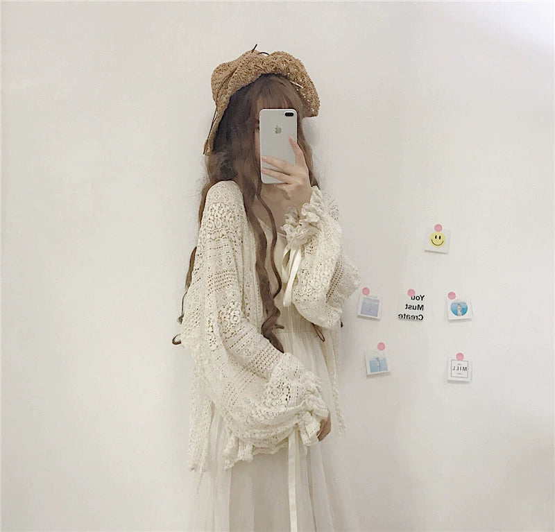 Sugar Girl~Daily Lolita Light Cardigan Oversized Outwear