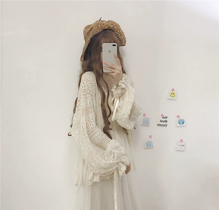 Sugar Girl~Daily Lolita Light Cardigan Oversized Outwear