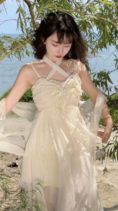 Letters from Unknown Stars~Daily Lolita JSK Dress Summer Elegant Dress   