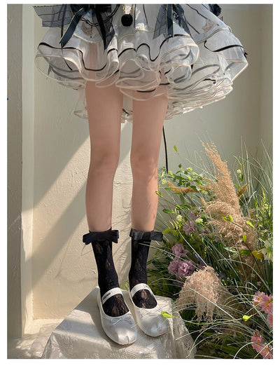 WAGUIR~Sweet Lolita Ballet  Kownot Lace Socks   