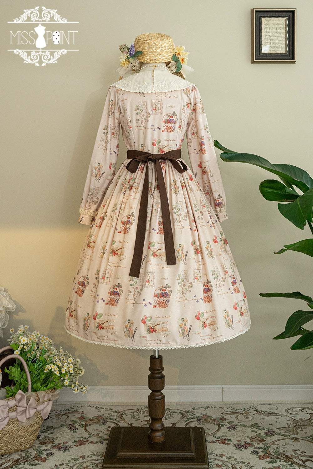 (Buyforme)Miss Point~Forest Lolita Lantern Sleeve OP Casual Dress 29482:341978
