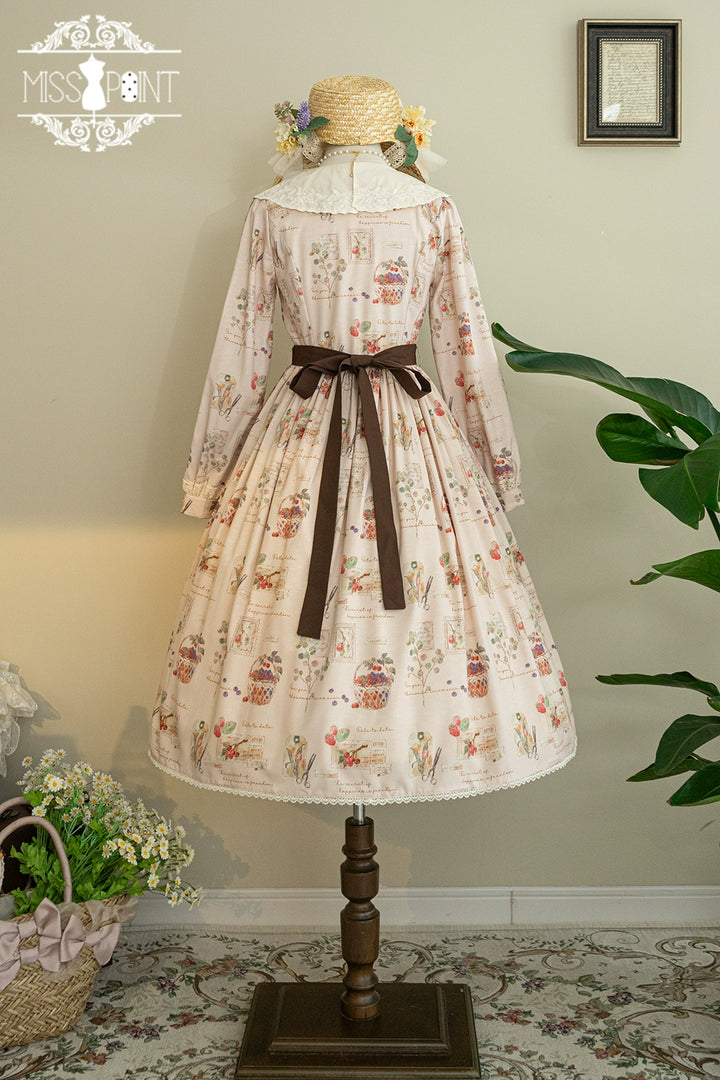 (Buyforme)Miss Point~Forest Lolita Lantern Sleeve OP Casual Dress 29482:341978