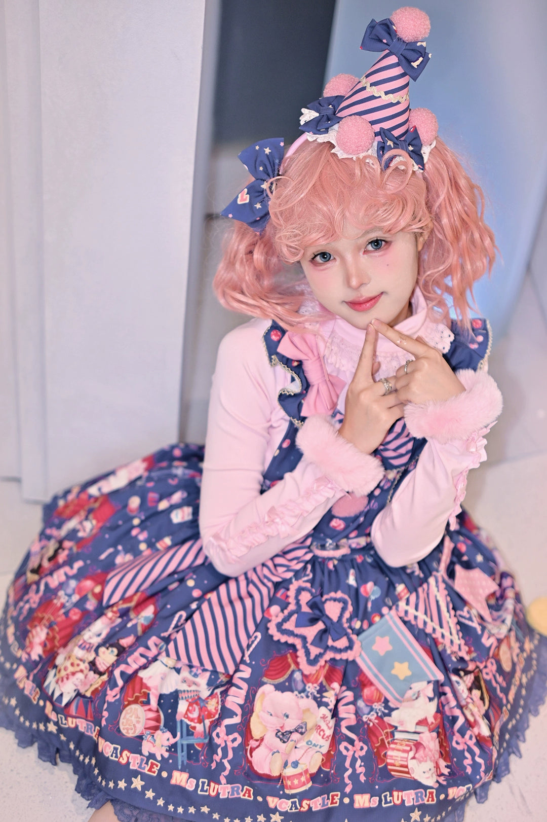 Vcastle~IP Collab Sweet Lolita Salopette and SK 40848:681954