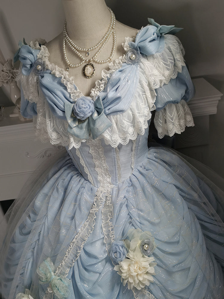 Henrietta~Sa Majeste la Rose~Elegant Lolita Wedding Dress Multicolor Customizable