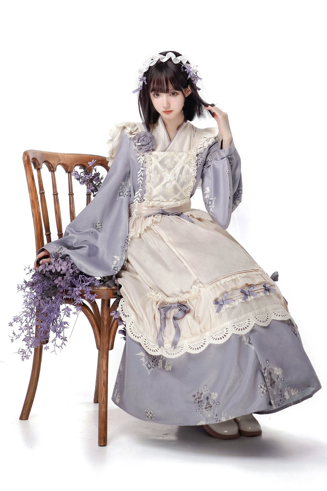 Meow Studio~Cloud Pharmacy~Qi Lolita OP Lolita Overskirt   