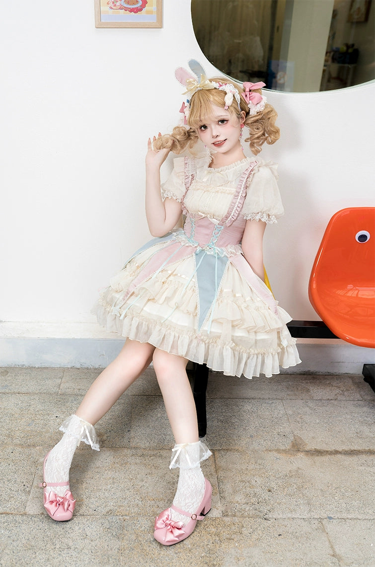 ZhiJinYuan~Circus Troup~Sweet Lolita JSK Dress Circus Theme Lolita Dress