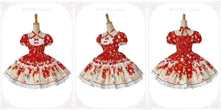 Dark Star Island~Honey Bunny Cake~Sweet Lolita JSK/OP/Strap SK/Shirt