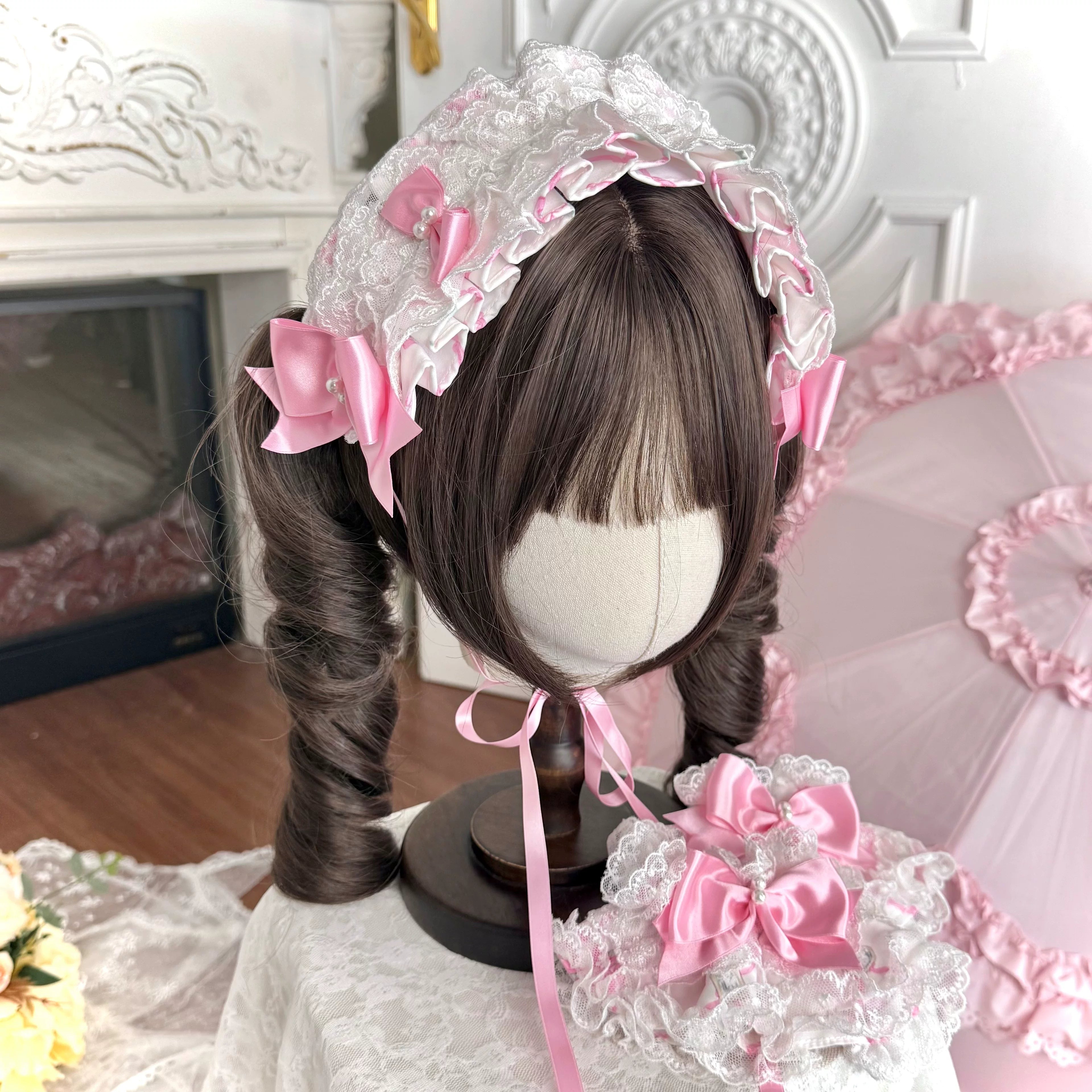 Summer 2026 - Old School Lolita Floral Printed JSK Dress with Ribbon Bows 45521:851903