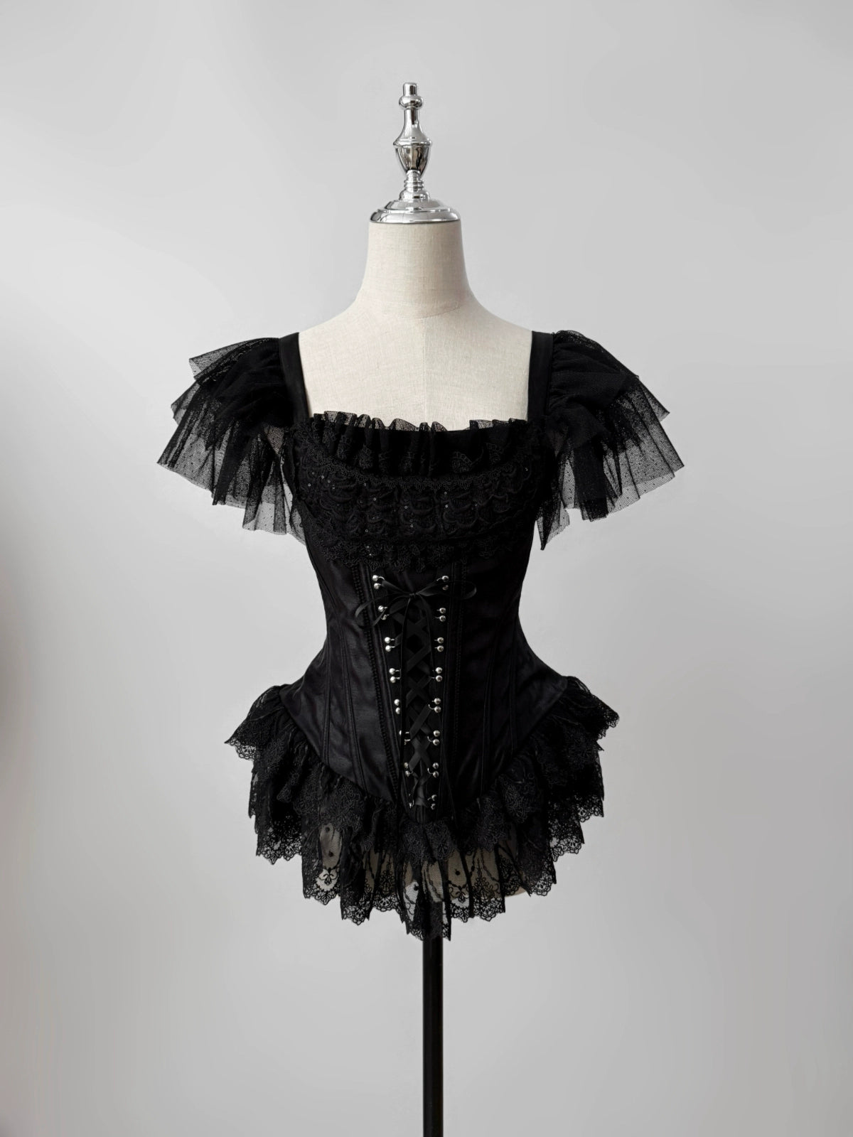 Muppet Mind Ben - Demon Goat - Gothic Lolita Corset & Printed SK (2XL L M S XL) 44183:797558