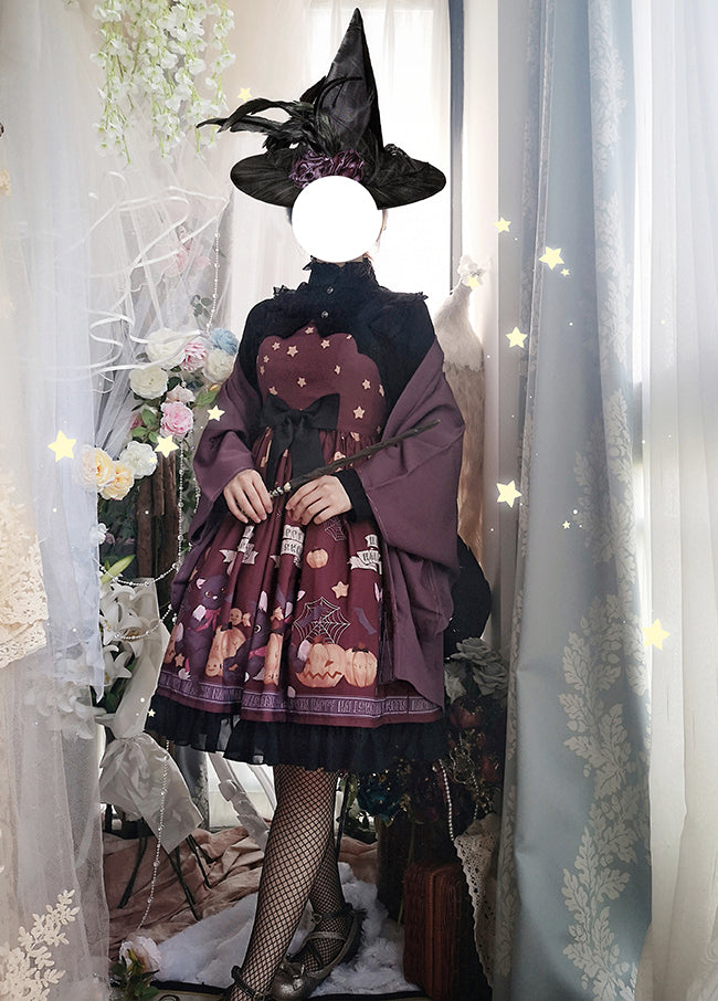 Cheese Cocoa - Vampire Cat - Normal Waist Lolita Halloween JSK Dress