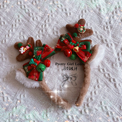 Pretty Girl Lolita~Sweet Lolita Christmas Kids Adult Accessories deer horn hairband  