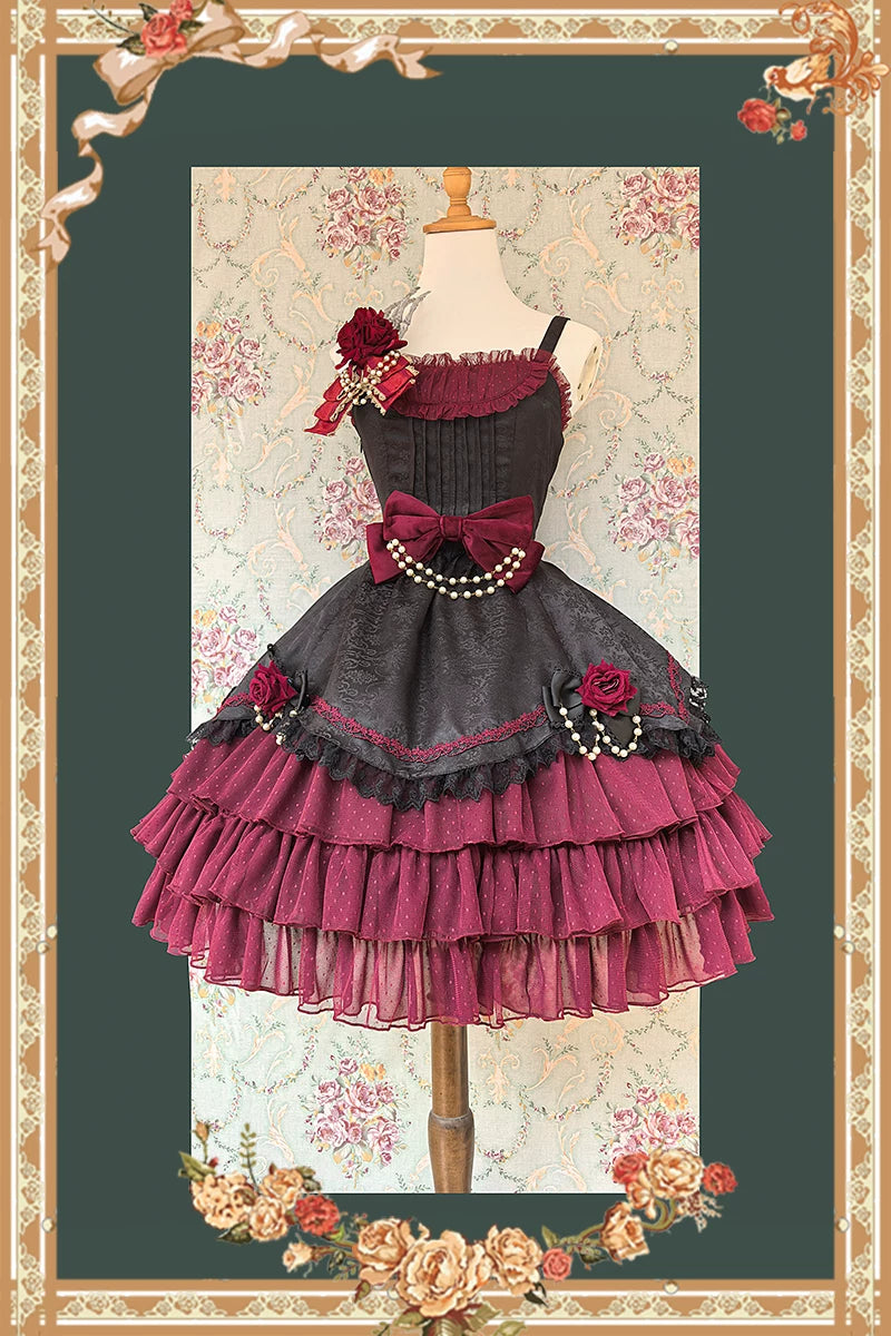 Pearl Box - Classic Lolita JSK, Bustle Back Hem (L M S XL) 44506:811374