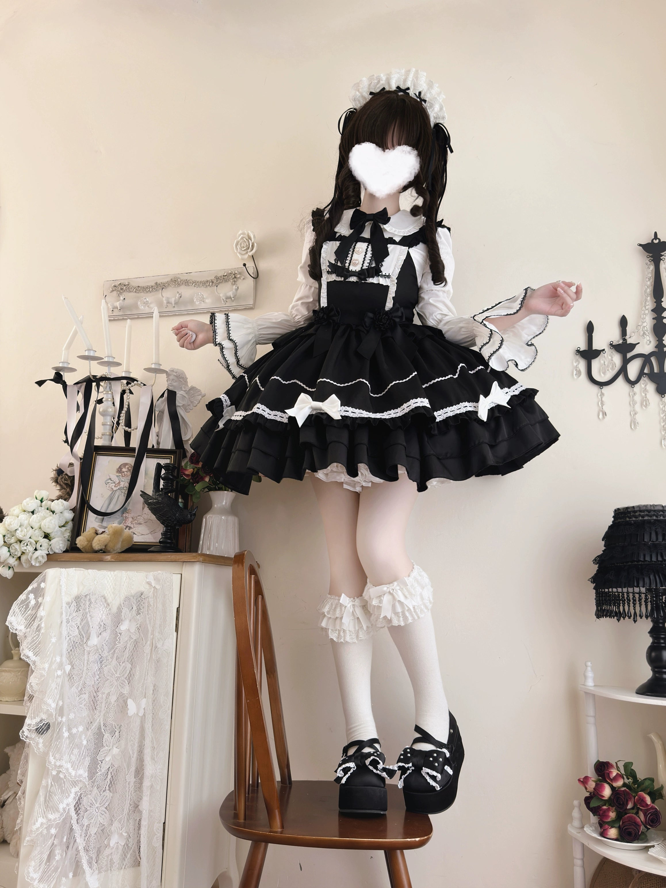 Hanguliang - Paper Shell Cake - Sweet Lolita JSK Dress Summer Dress