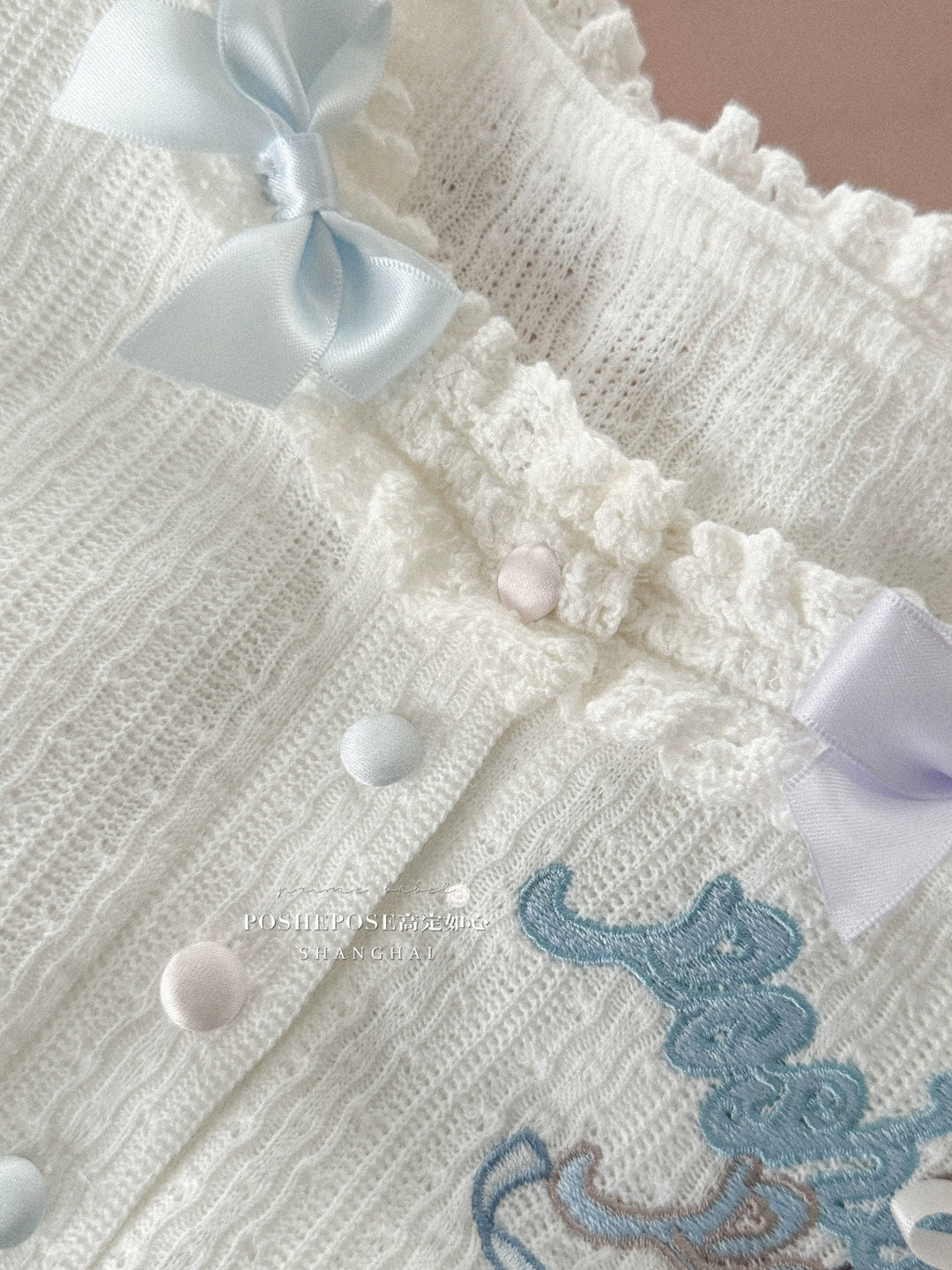 POSHEPOSE~Wish and Girl's Prayer~Sweet Lolita Cardigan Short Knit Sweater