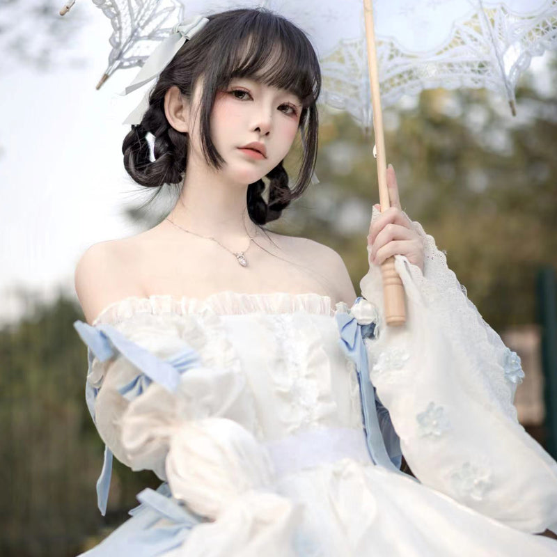 Fishing Boss~Winter Tinglan~Exquisite Lolita Princess Dress XS winter tinglan 