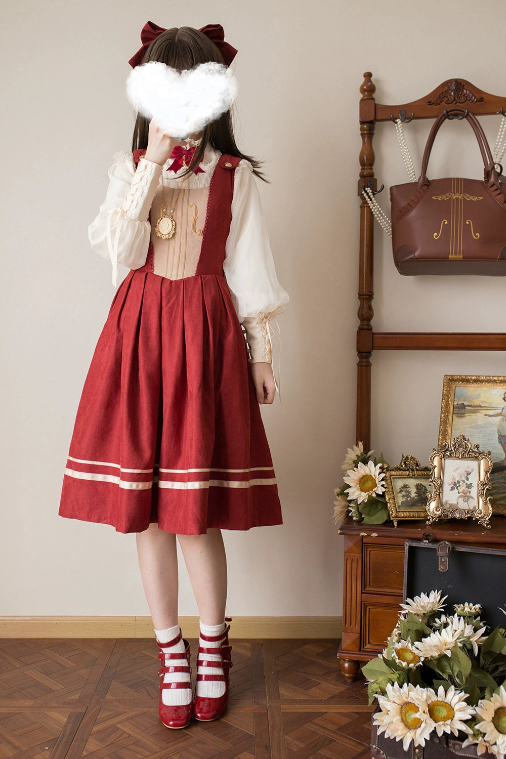 (BFM)Miss Point~Customized Lolita Jumper Dress~Elegant College Lolita JSK 32198:377506