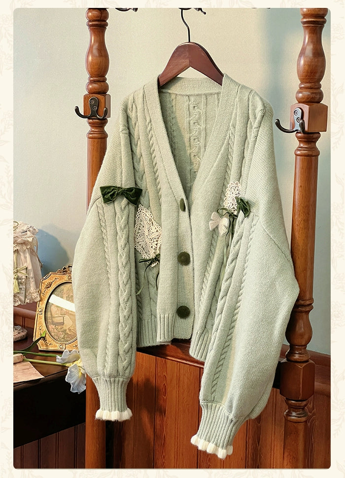 Alice Girl~Iris Study Room~Classic Lolita Cardigan Elegant Lolita Outwear 39304:630960