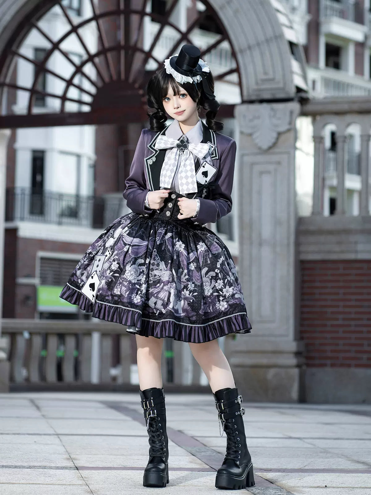 Magic Troupe - Gothic Lolita Outfit, Bunny Printed Skirt 44531:811871