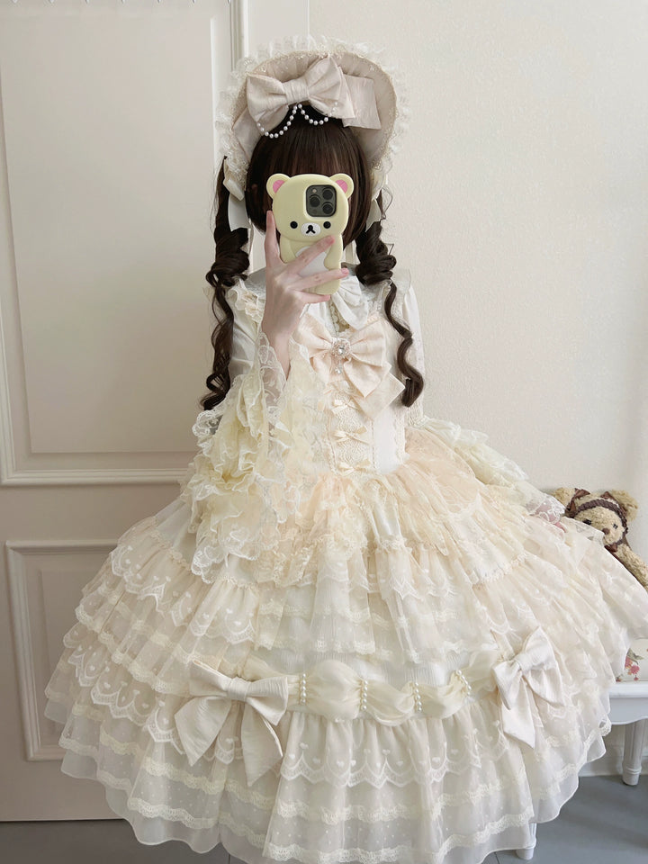 Sugar Girl~Dream Prelude~Princess Lolita JSK Suit Sweet Lolita BNT and Blouse