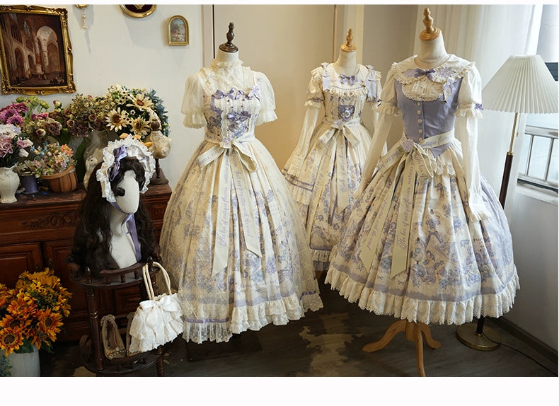 NanShengGe - Purple Memoirs - Plus Size Lolita Classic Dress Suit