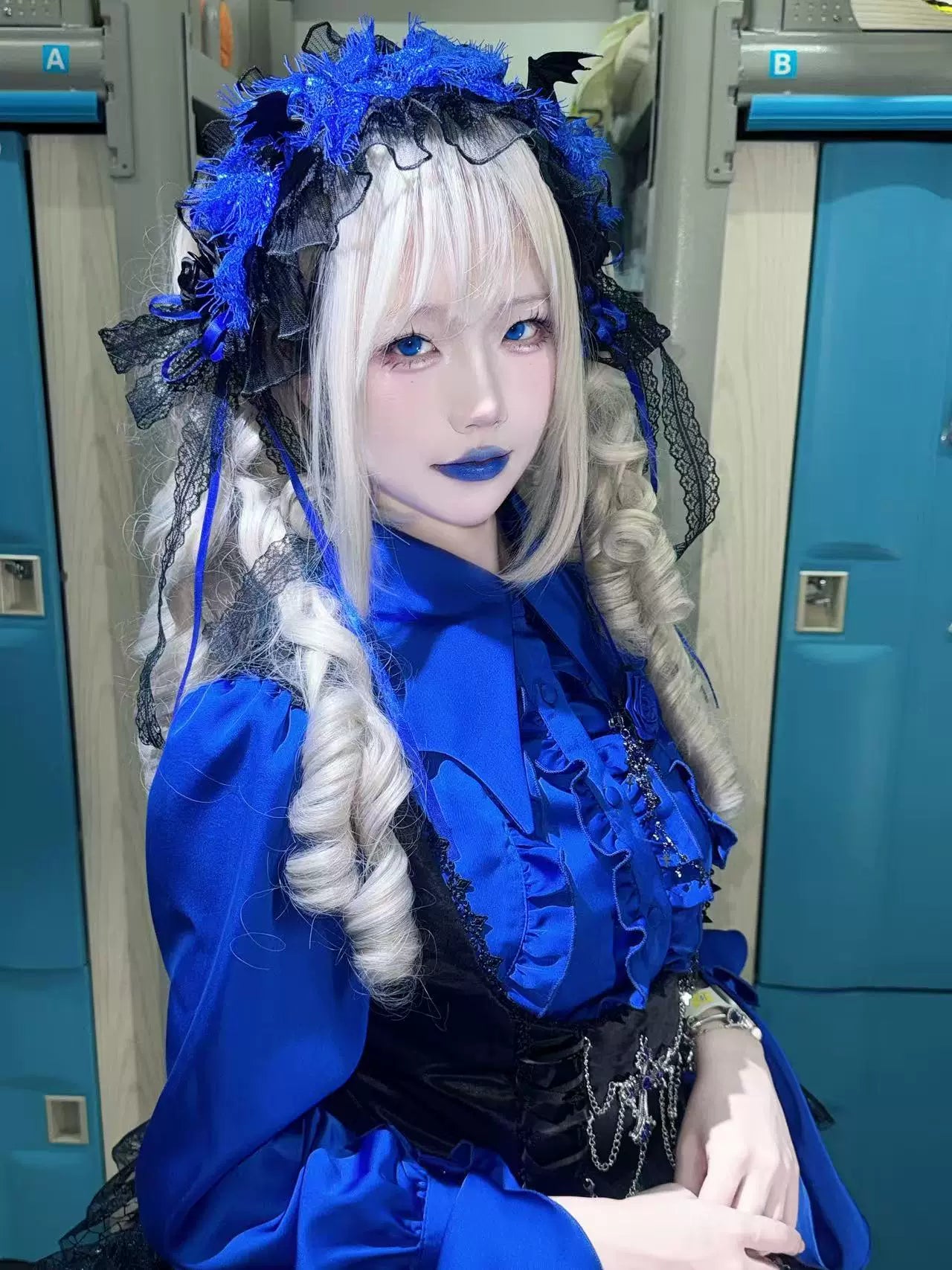 Vampire Knight - Gothic Lolita Shirt, Batwing Collar 44450:808802