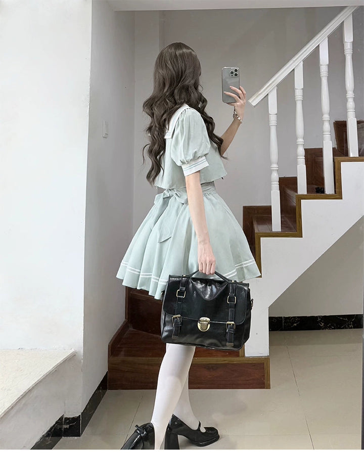 Beleganty - Sea and Wind Separate SP3.0 - Sailor Lolita Puffy Sleeve Blouse 43389:775284