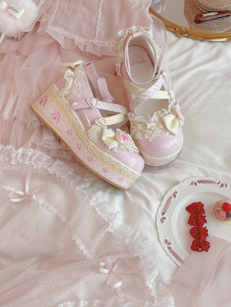 Aimee~Sweet Lolita Shoes High Platform Lolita Shoes