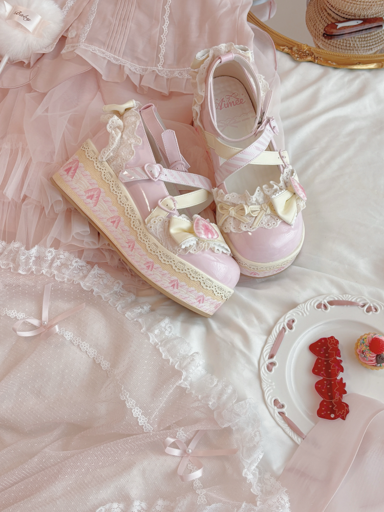 Aimee~Sweet Lolita Shoes High Platform Lolita Shoes 40994:682984