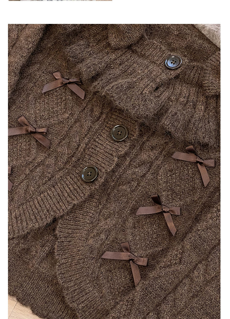 Napoleon Pastry - Sweet Lolita Cardigan, Detachable Bows