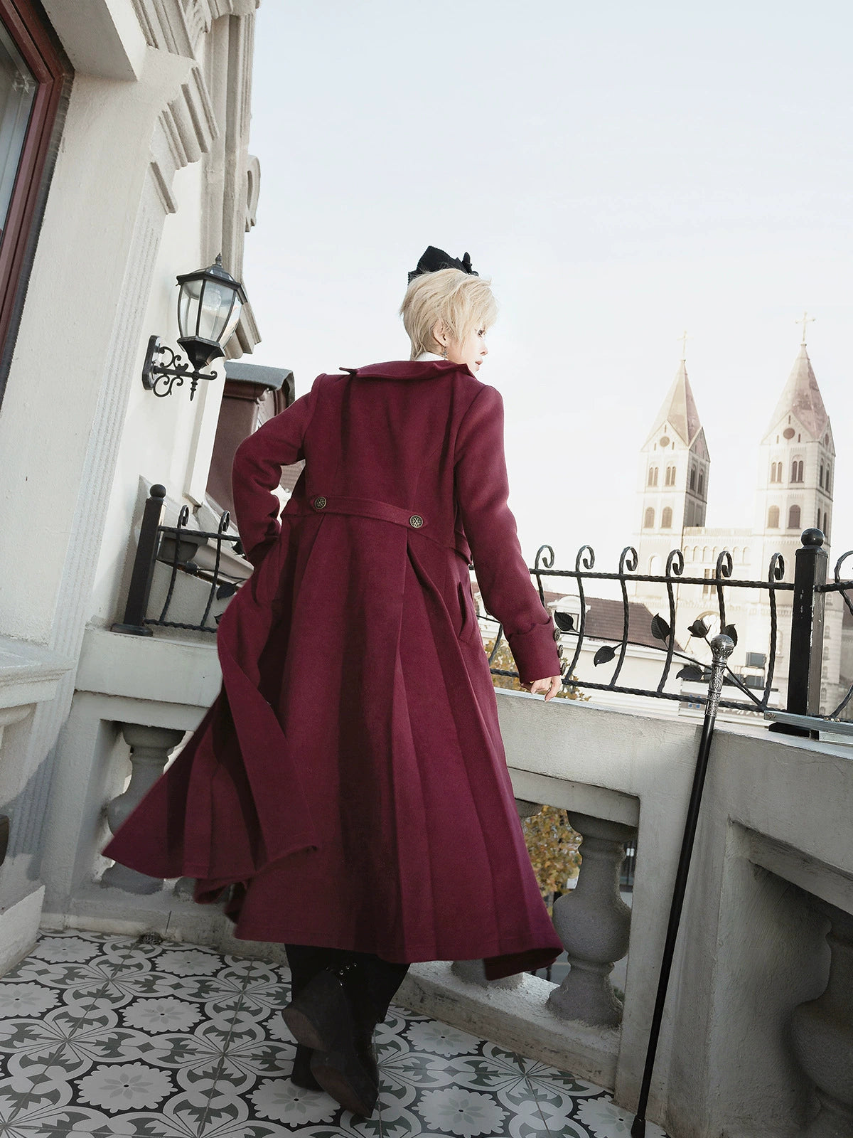 Cornfield Lolita - The Legend of Dracula - Gothic Ouji Lolita Winter Coat Set