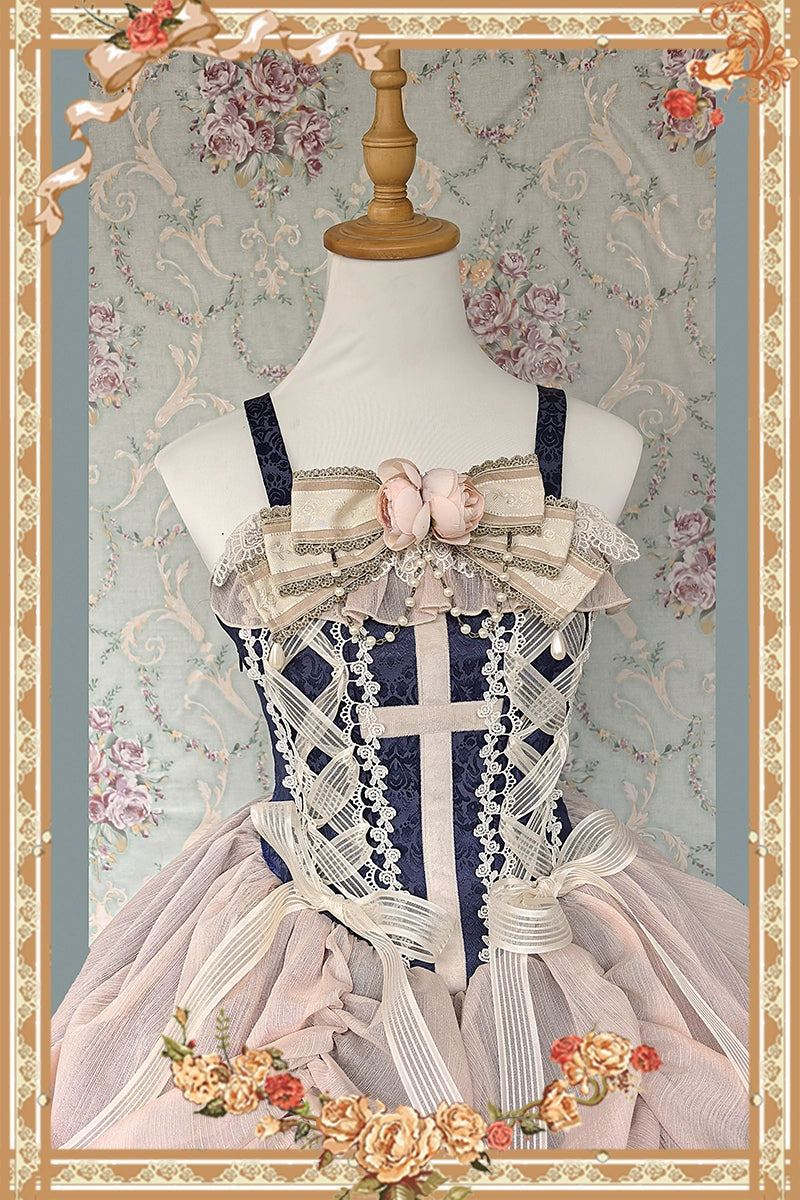 Infanta - Lilith's Cage - Gothic Lolita JSK Dress & Blouse (L M S XL) 44055:793764