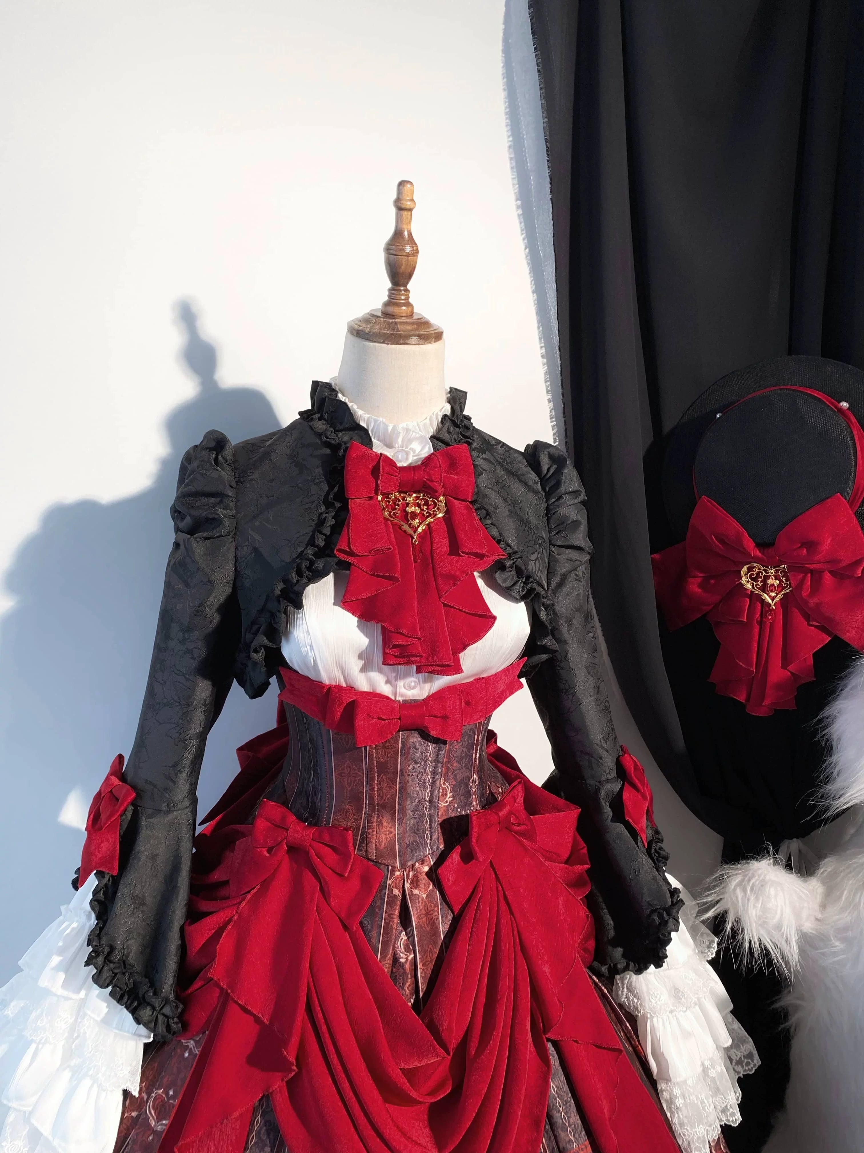 Perfume Bottle - Gothic Lolita Bust-support Printed JSK Dress Set (L M S / Pre-order) 45738:860420
