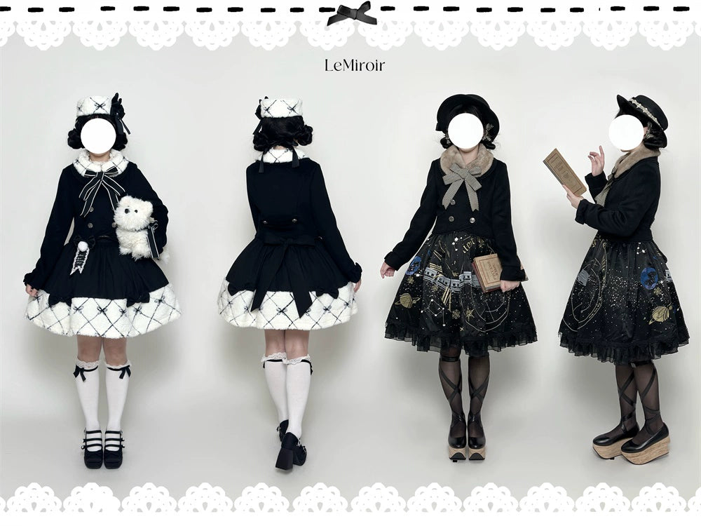 LeMiroir - Winter Solstice - Elegant Lolita Winter Short Coat & SK 44069:794199