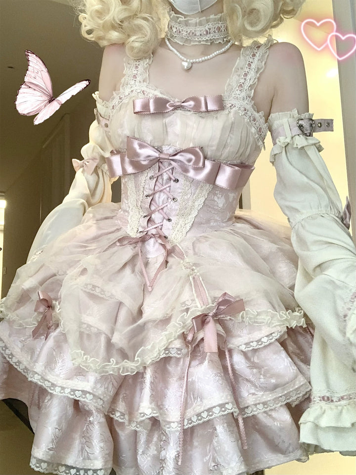 (BFM)Xiaoxin~Rose Butler~Sweet Lolita JSK Ballet Style Birthday Lolita Dress 36292:515136
