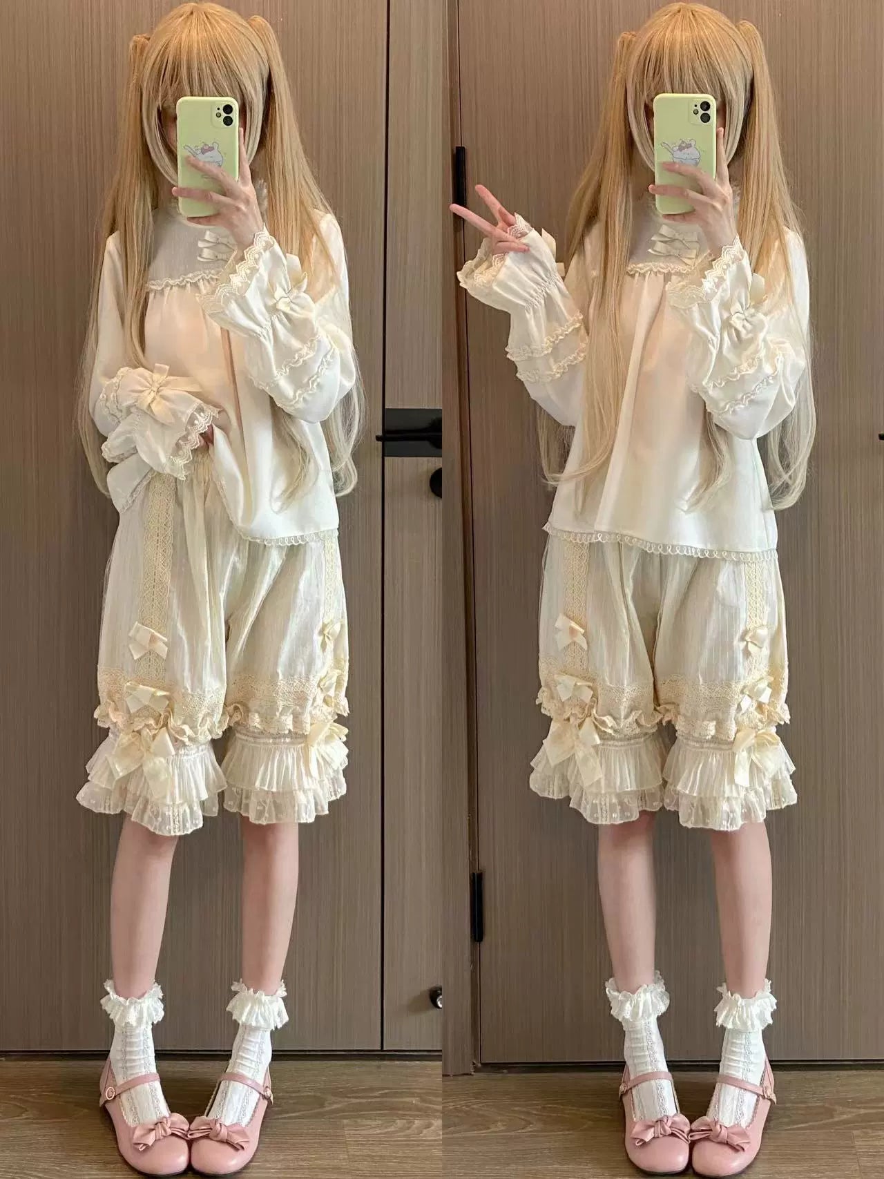 Ilovexiaolu~Gorgeous Lolita Bloomers in Coral Fleece & Cotton Styles (F) 42937:758311