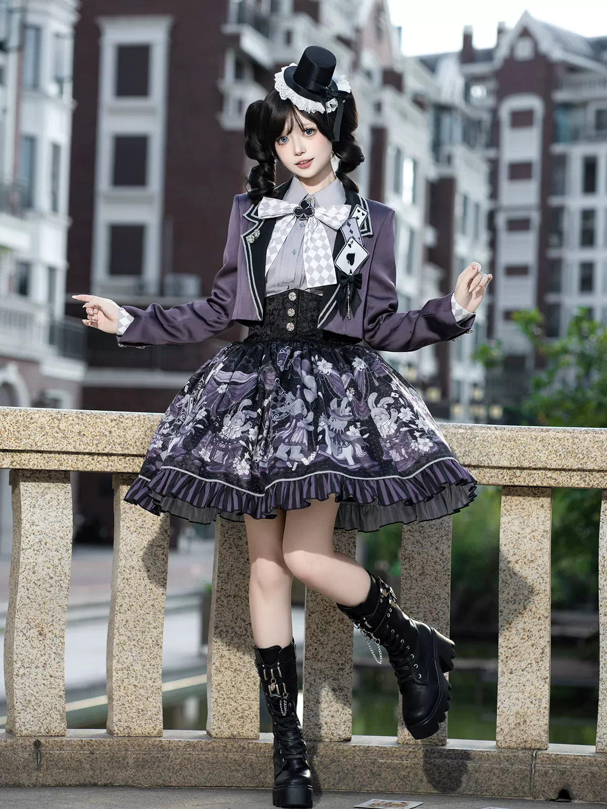 Magic Troupe - Gothic Lolita Outfit, Bunny Printed Skirt 44531:811877